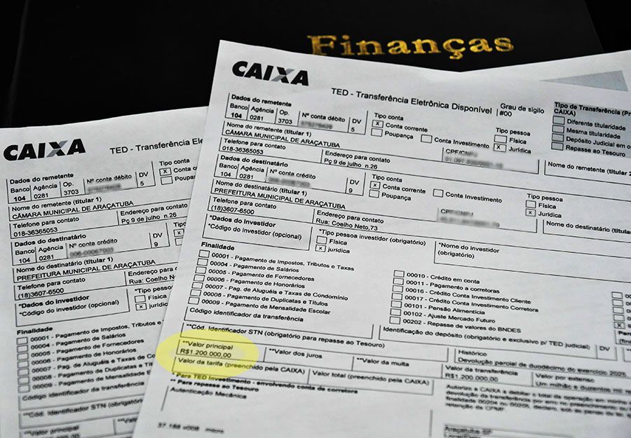 Duodécimo: Câmara devolve parcela de R$ 1,2 mi à Prefeitura Duodécimo: Câmara devolve parcela de R$ 1,2 mi à Prefeitura