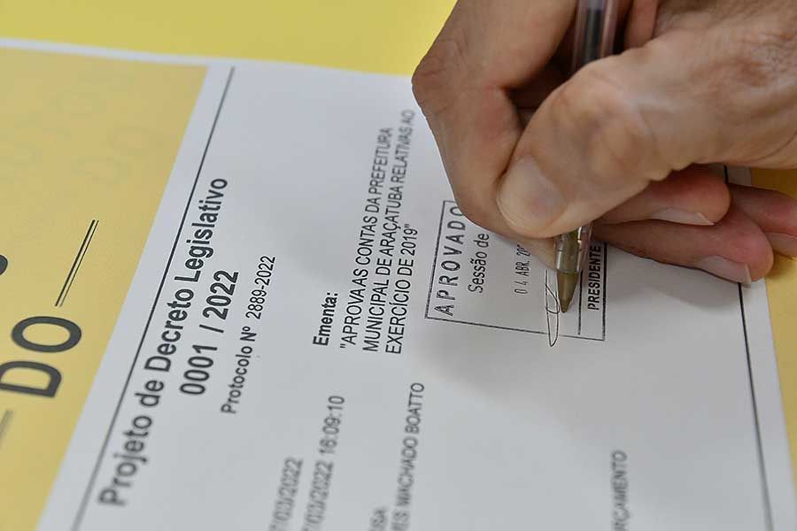 Plenário aprova contas de 2019 do Executivo na 9ª sessão ordinária