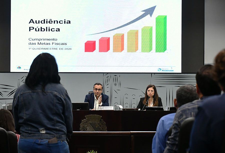 Relatório do 1º quadrimestre é apresentado na audiência de Finanças