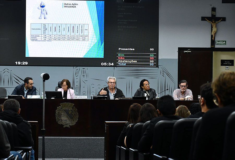 Relatório quadrimestral da Saúde é divulgado na Câmara Relatório quadrimestral da Saúde é divulgado na Câmara